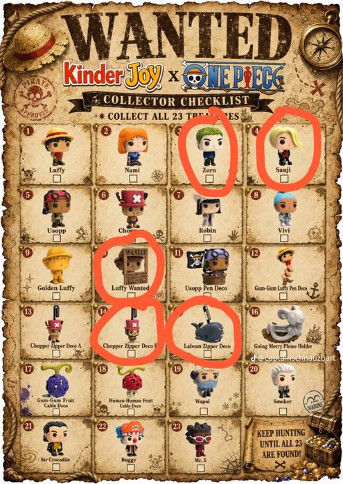Kinder joy one piece киндер ванпис