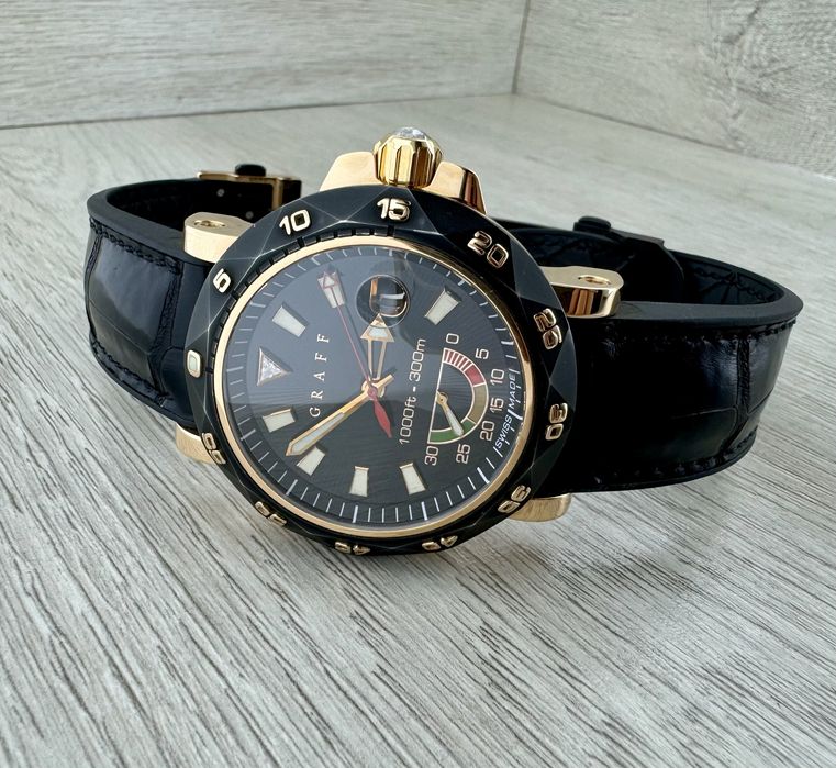Золотые Швейцарские часы Graff оригинал