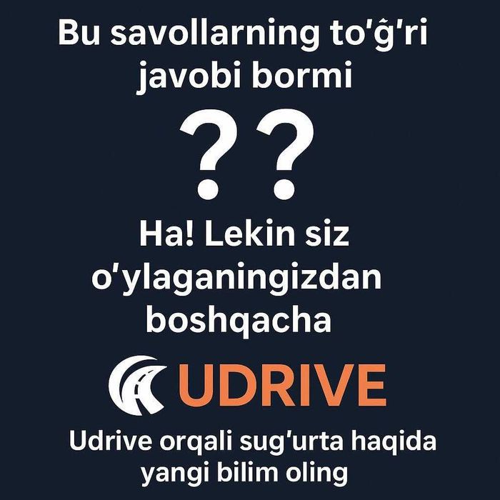 《 Udrive 》Insurance agency
