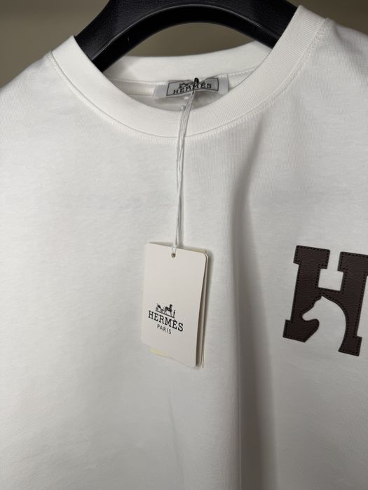 Тениска Hermes - H'Cheval t-shirt with leather detail