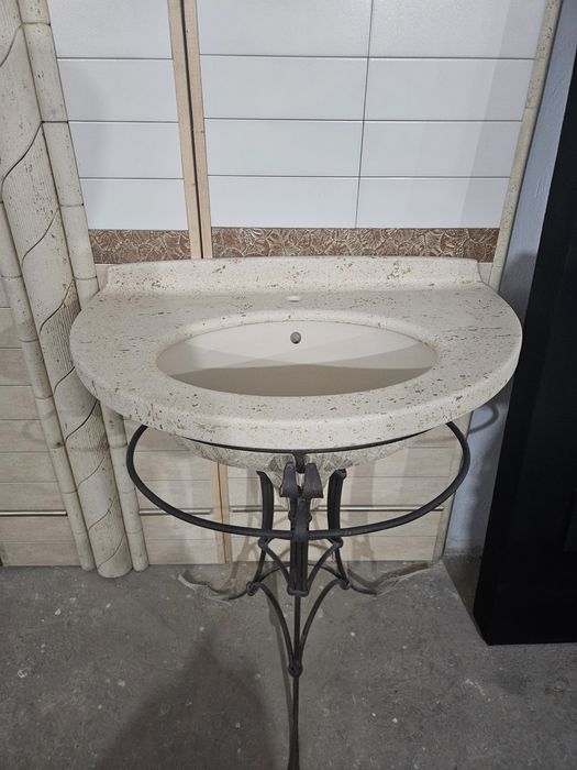 Chiuvete Lavoar baie -  import Italia , travertin si marmura compozita