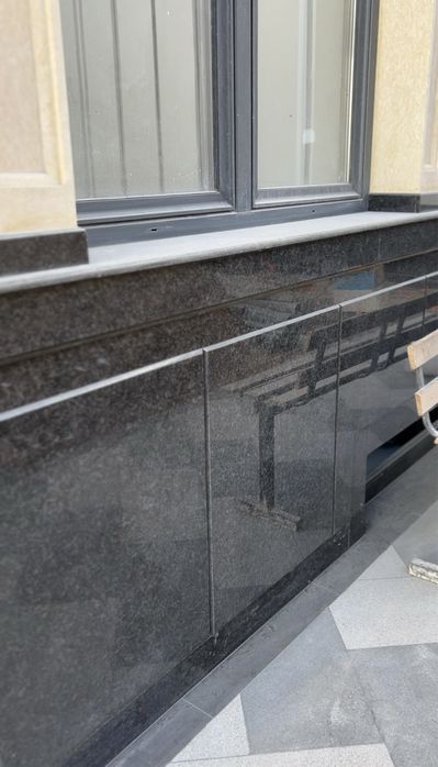 Usta granit travertin , установка гранит травертин балясина