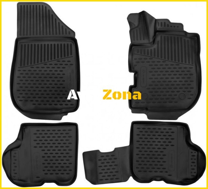 3D Гумени стелки за Renault Logan (2018+) 4 pcs.