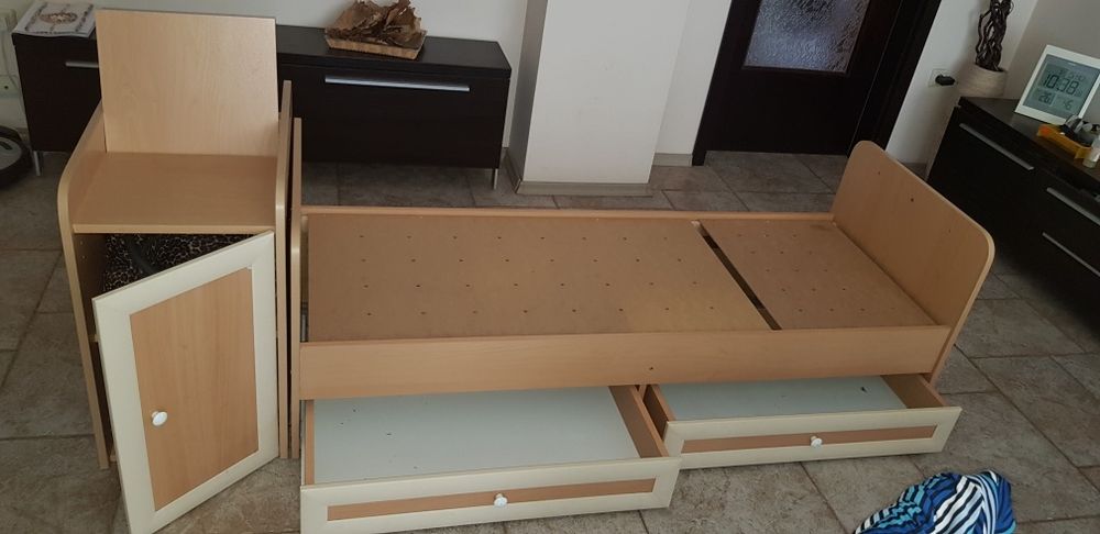 Детско легло с шкафче