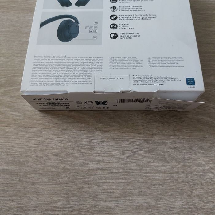 ЧИСТО НОВИ Sony WH-CH720N – Фабрично запечатани безжични слушалки с ANC, Сини