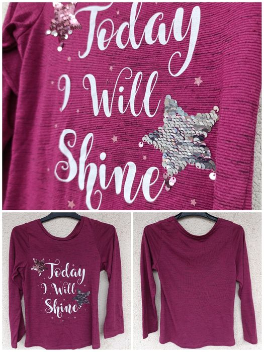 haine fete 8 - 9 ani bluza bluze blugi maneca lunga