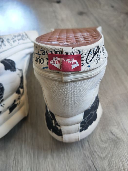 Tenişi Vans Sk8-Hi - mărimea 43 - Save Our Planet White Black - eco friendly - Limitat edition - geografie