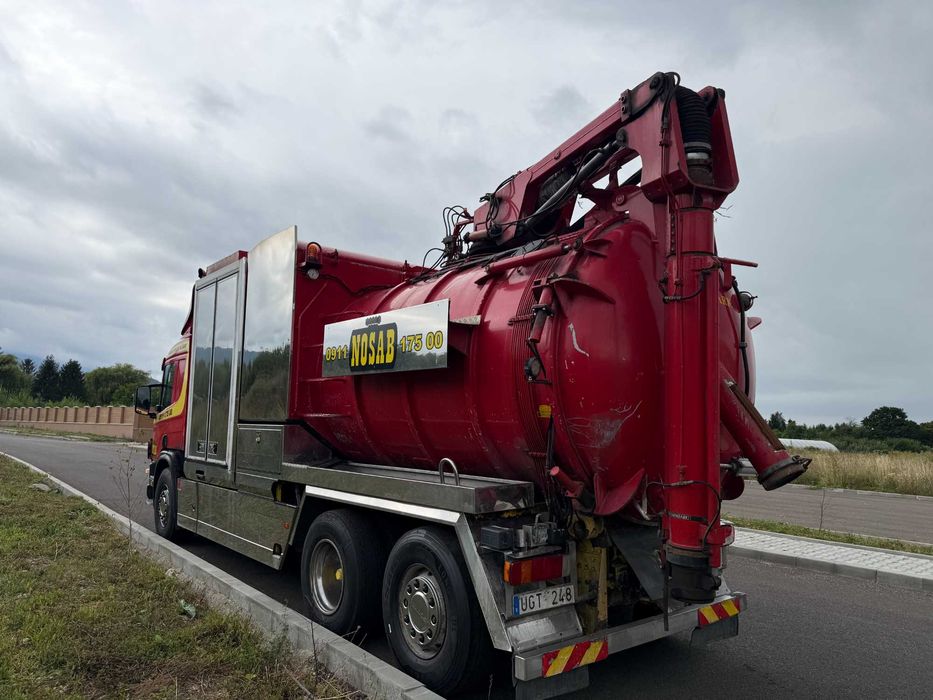 Vand vidanja combivac SCANIA 10 mc