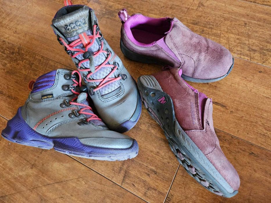 Обувь Ecco,Merrell для девочки р-р 30 19,5 см. стелька
