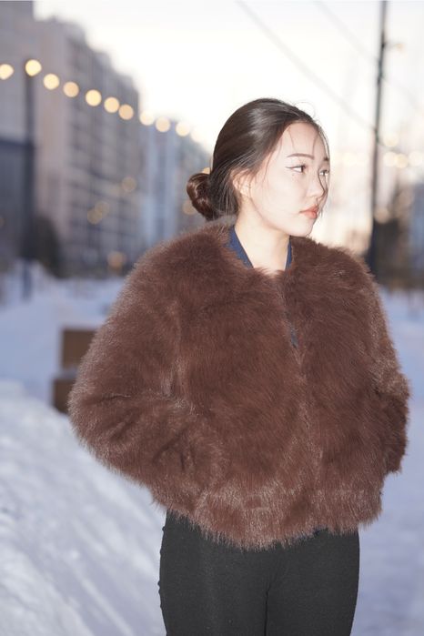 Шубка из эко меха
