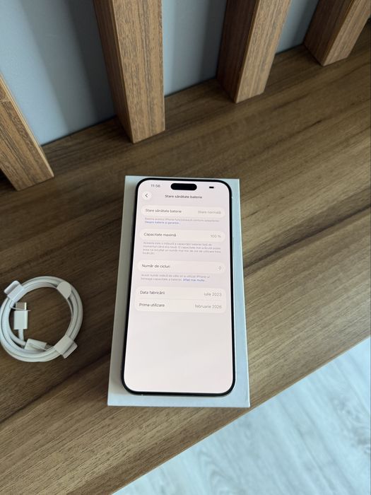 Iphone 15 Pro Max 256GB - Nou - Baterie 100%