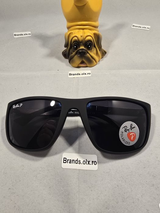 Ochelari de soare polarizati Ray-Ban RB801, Black, Made in Italy