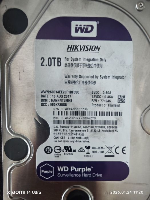 жёсткий диск 500гб 2 Тб 6тб