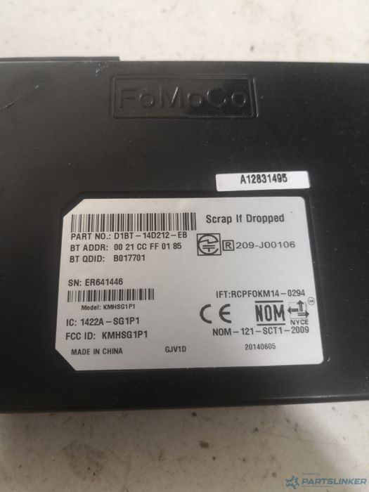 Modul Bluetooth Ford Fiesta Vi [ 2008 - > ] 1.0 (P4Ja, P4Jb, P4Jc, P4J