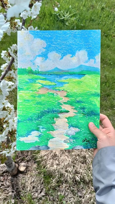 Рисунок "Жазира" А4 с мелом