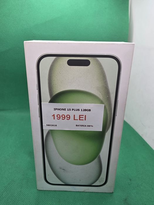 Iphone 15 Plus 128GB•Bateria 88%•Amanet Lazar Crangasi •58026