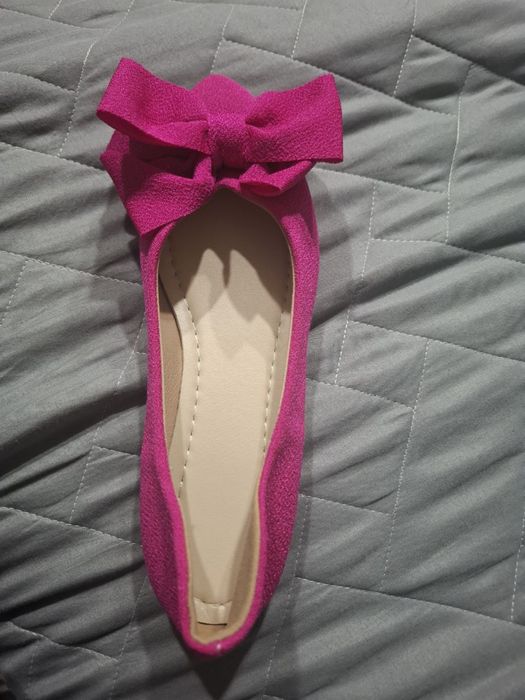 Розовые Балетки туфли
