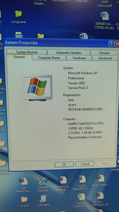 PC + monitor complect