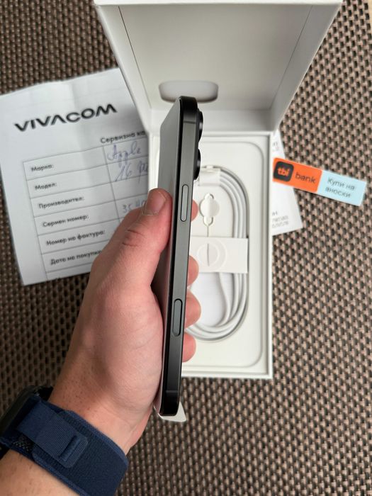 НОВ! 24М Гар. iPhone 16 Pro MAX Лизинг от 76лв/м Black Titanium 256GB