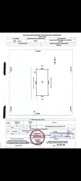 Vând teren în Horpaz