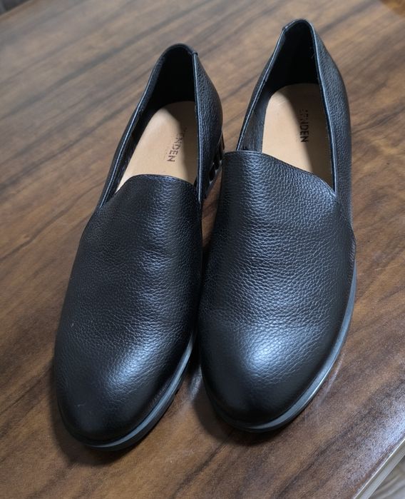 Туфли натуральная кожа +басаножка