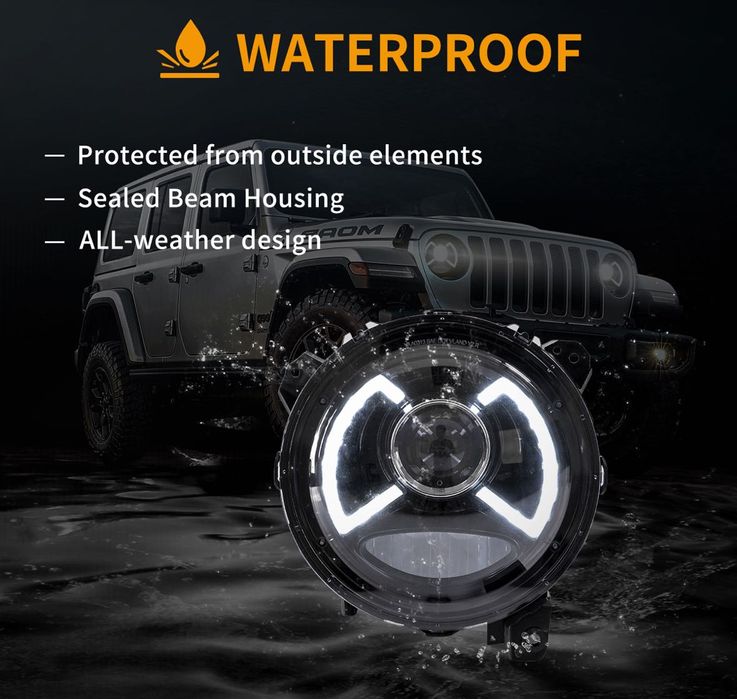 Тунинг FULL LED фарове Jeep Wrangler 2018+ JL JT