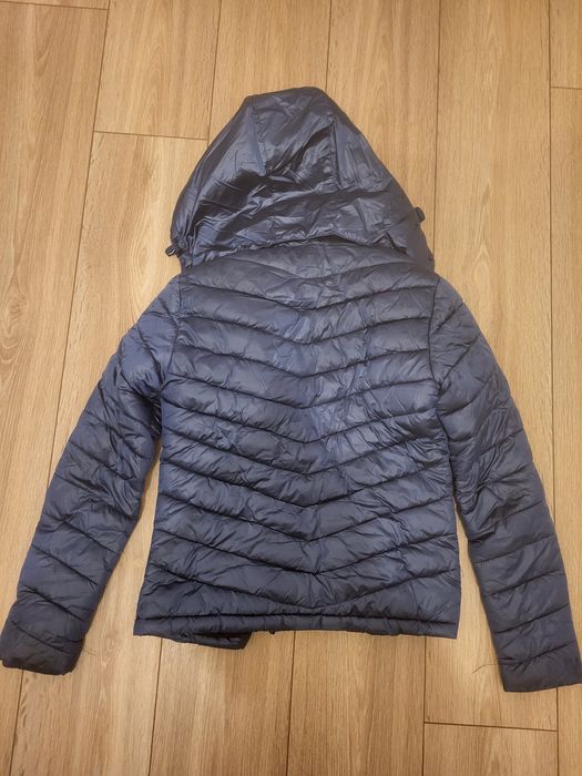 Geaca Superdry albastru metalizat