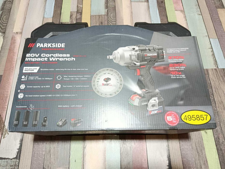 Pistol de impact Parkside Performance Set complet