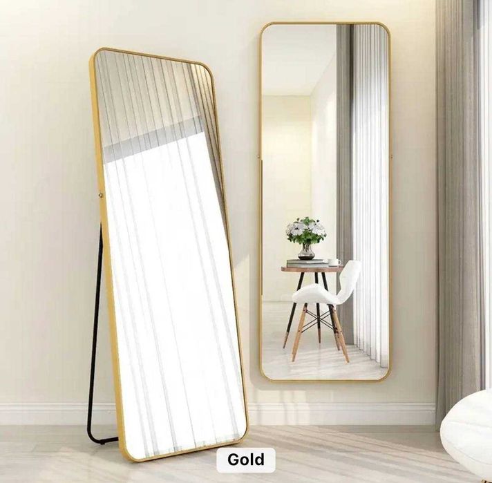 Зеркало напольное с скругленными углами, Зеркало настенное и напольное