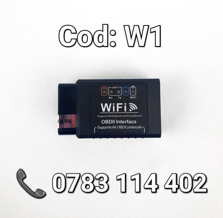 Interfata-Diagnoza Auto-IOS Sau Android-ELM327-OBD2-Tester-PROF-New-W1