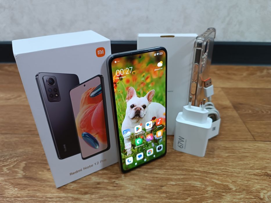 Redmi Note 12 Pro 256ГБ Весь комплект.