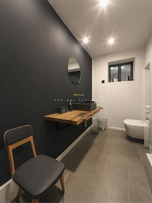 Дървен плот за баня / Плот за баня от дърво