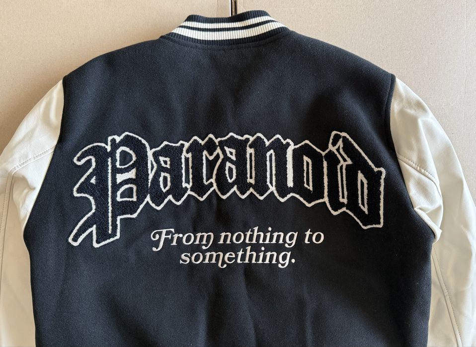 Black Squad x Paranoid Society Bomber Jacket страхотно мъжко бомбър яке - L