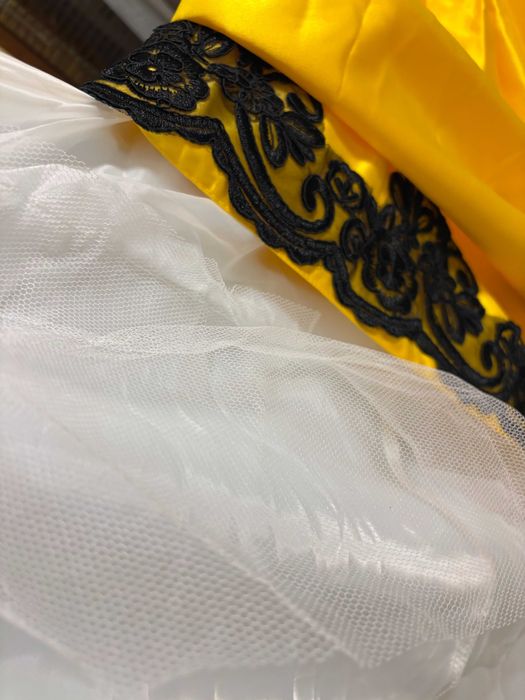 Жълта рокля за рожден ден и специални събития