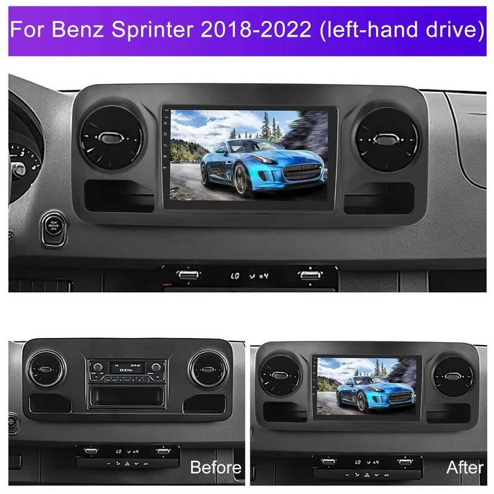 Мултимедия за Mercedes Benz Sprinter Екран плеър Android Навигация