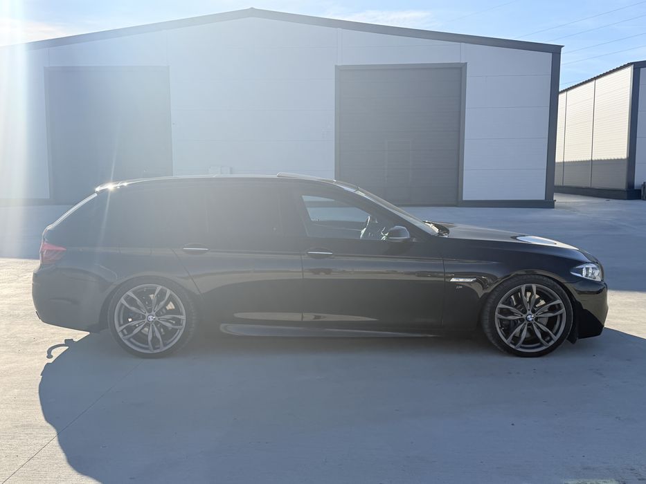 Bmw m550d f11 LCI blacksapphire  individual 381cp