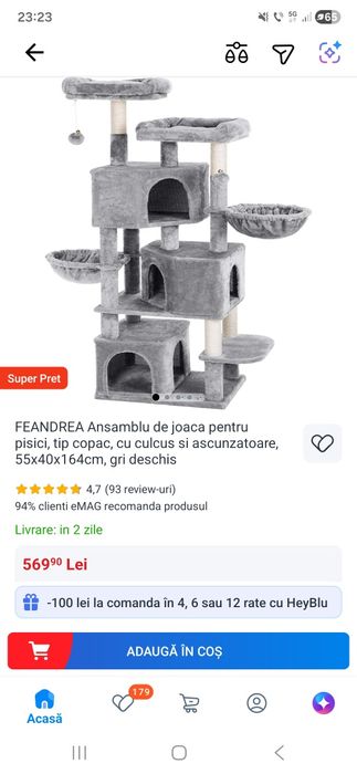 Ansamblu joaca pisici XXL