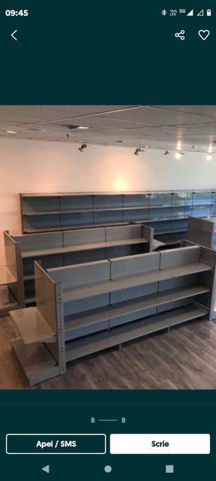 Rafturi sh/noi de magazin,rafturi de paleti