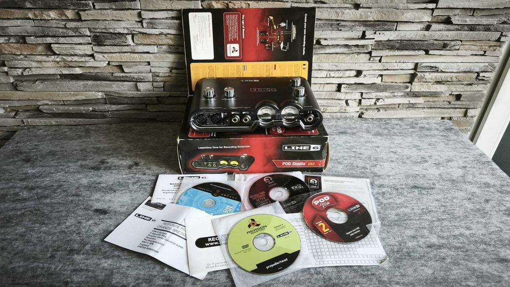 Interfață audio chitară USB Line 6 POD Studio UX2 placă sunet – în cutie - Garantie 1 AN!