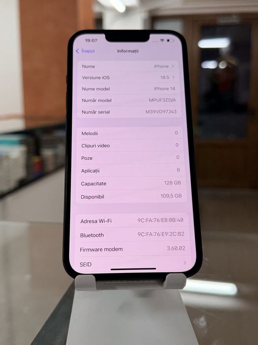 iPhone 14 Pret 1850 lei