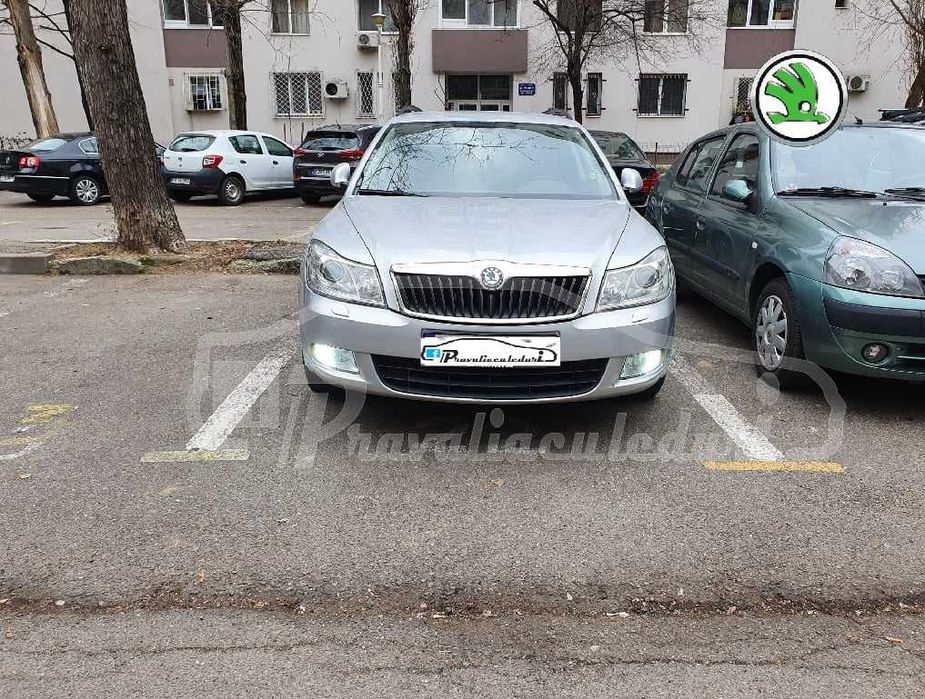 Becuri led leduri pentru lumini de zi Skoda Octavia 2 facelift