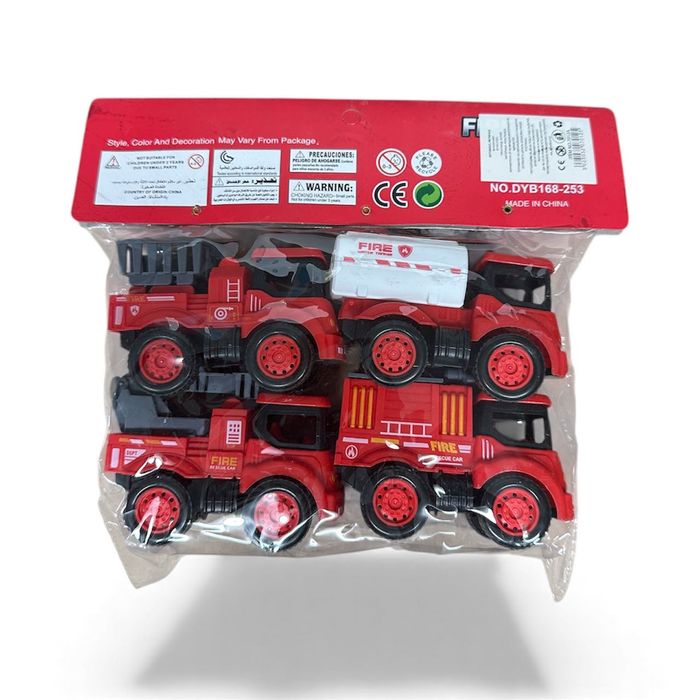 Fire Team – Комплект пожарни коли (Pull Back механизъм)