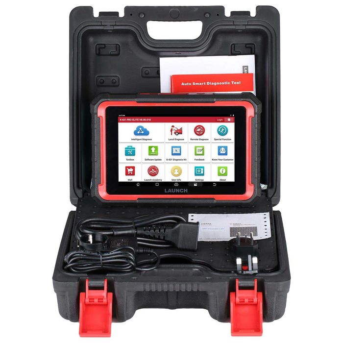 Tester diagnoza auto profesional multimarca LAUNCH X431 PRO ELITE, tableta 8" Android 10, 4GB RAM 64GB, 37+ functii service, 25 limbi, update 2 ani