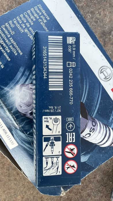 Свеча зажигания Bosch +8