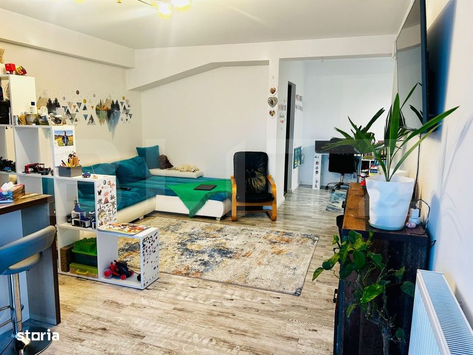 Apartament cu 2 camere, 56mp, balcon 6mp, parcare inclusa, la cheie, i