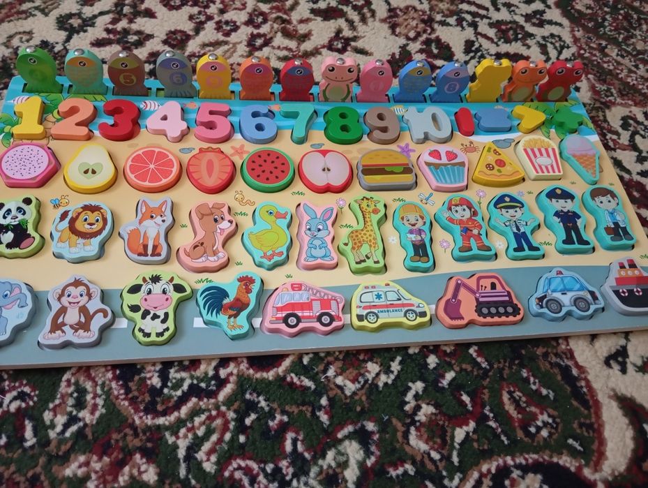 Логарифмический панель, развивающая игрушка для детей 3+