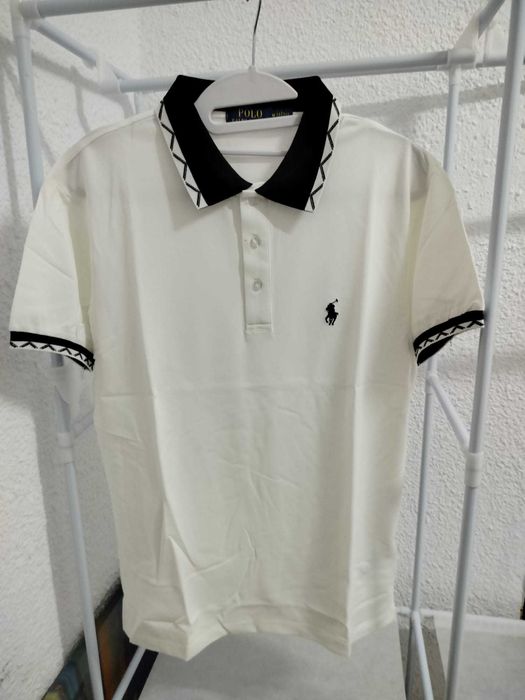 Tricou Polo Ralph Lauren alb negru Xl
