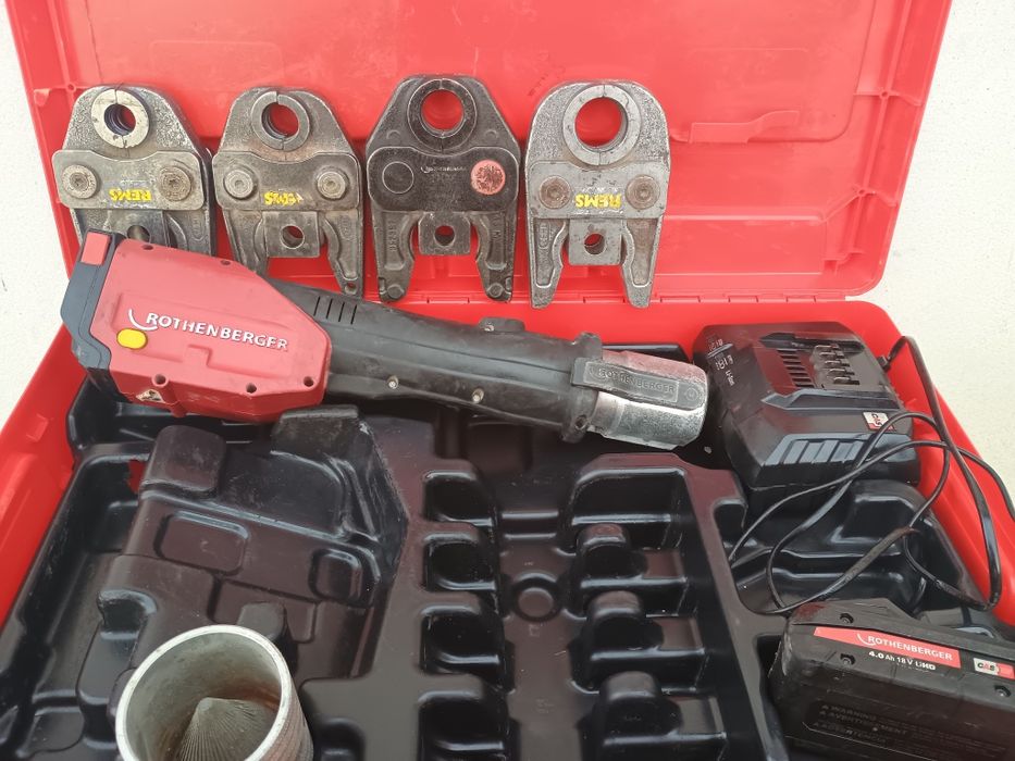 Presa sertizat rothenberger romax 4000 set cu 4 bacuri th,cutie,incarc