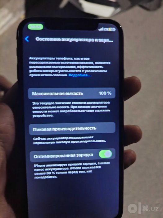 iphone X 64gb qora