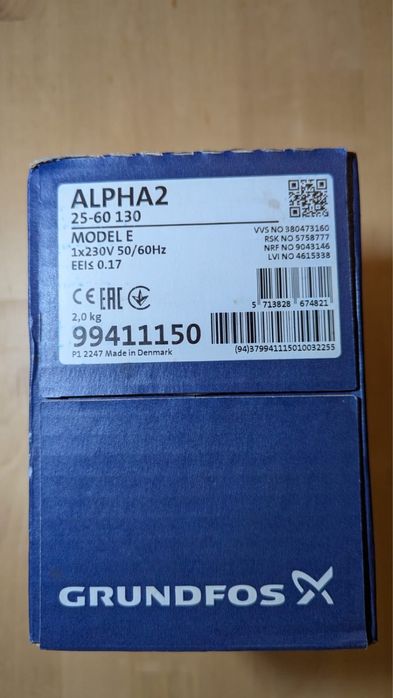Pompa Alpha 2 25-60 140 Grundfos